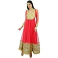 thumbnail image 2 of Atasi Womens Readymade Angrakha Style Anarkali Kurti Salwaar Kameez with Dupatta, 2 of 9
