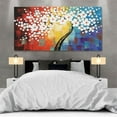 thumbnail image 5 of Hand Painted Flower Oil Painting Cherry Blossom Canvas Wall Art Framed Wall Decoration For Livingroom Bedroom Ready to Hang, 5 of 9