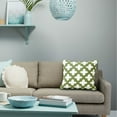 thumbnail image 5 of Ox Bay Woven Geometric Throw Pillow, Green and White, 20 in. Square, Count Per Pack 1, 5 of 12