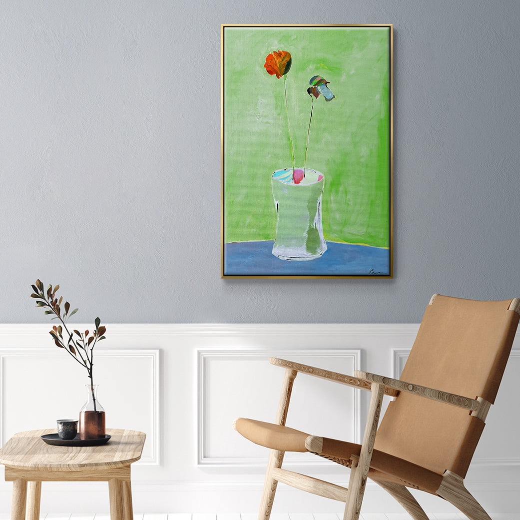 Green Day Framed Premium Gallery Wrapped Canvas - Ready to Hang