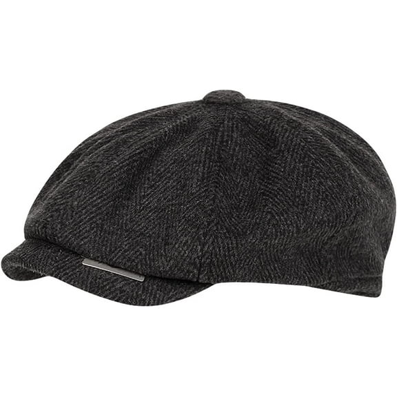 CoCopeaunts Newsboy Hats for Women Wool Men's Autumn and Winter Newsboy Cap Ivy Driving Cap Gatsby Hat Outdoor Beret