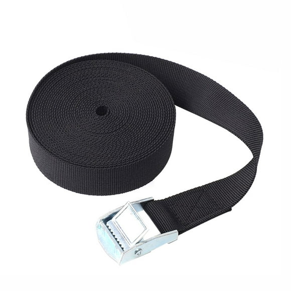 Trayknick 100CM Cargo Strap High Strength Wear-resistant Portable 250 Lbs Cargo Tie Down Cam Strap for Car