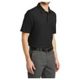 thumbnail image 4 of Yellow Rooster Men's Short Sleeve Stain-Release Polo T-Shirts Black XS, 4 of 6