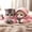 Pink Gray 03, variant on Manfei Cartoon Cat Shower Curtain 72Wx72L, Tokyo Blossoms Floral Bathroom Curtain, Pink Teal