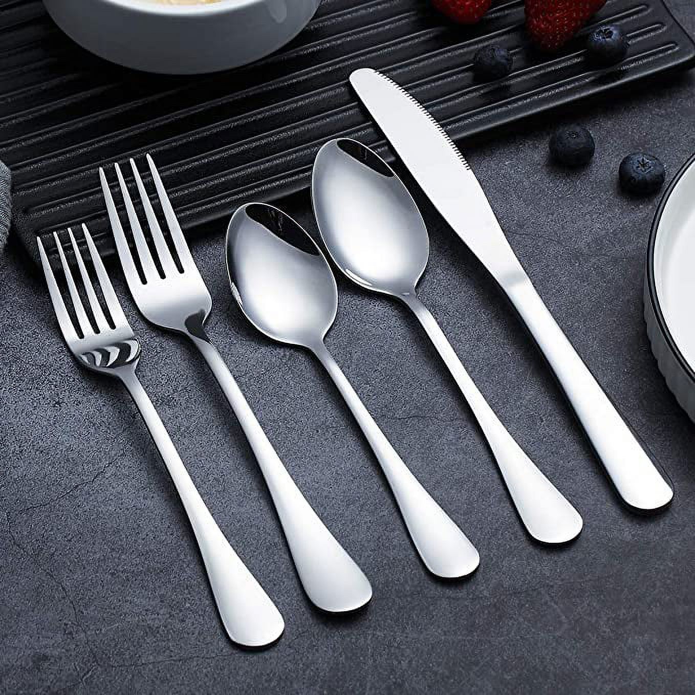ReaNea 20-Piece Stainless Steel Flatware Set For 4 photo 6