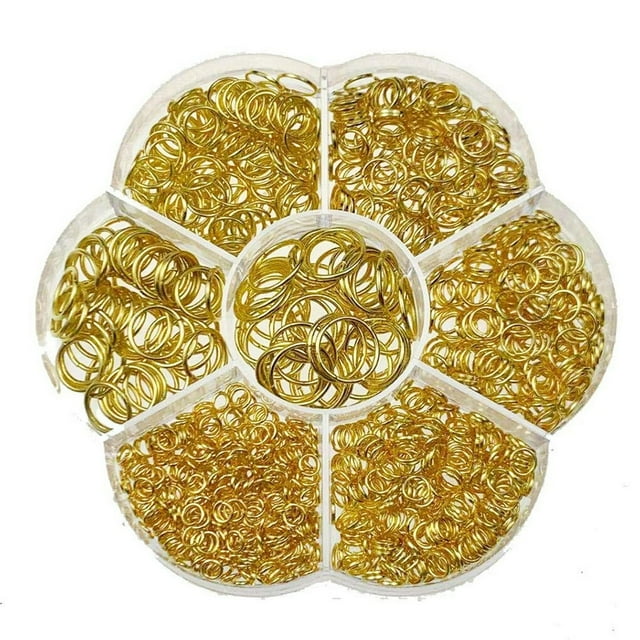 1450 Pieces/Set Open Jump Rings Bangle 3-10mm Connectors Jewellery Findings DIY Crafting Handicraft Accessories Silver