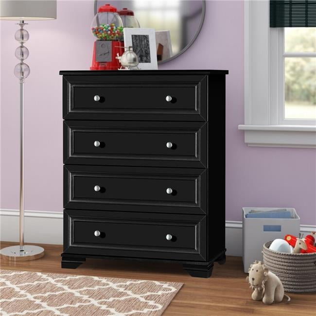 South Lake 4 Drawer Chest, Black