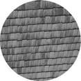 thumbnail image 1 of Ahgly Company Machine Washable Indoor Round Transitional Gunmetal Gray Area Rugs, 5' Round, 1 of 7