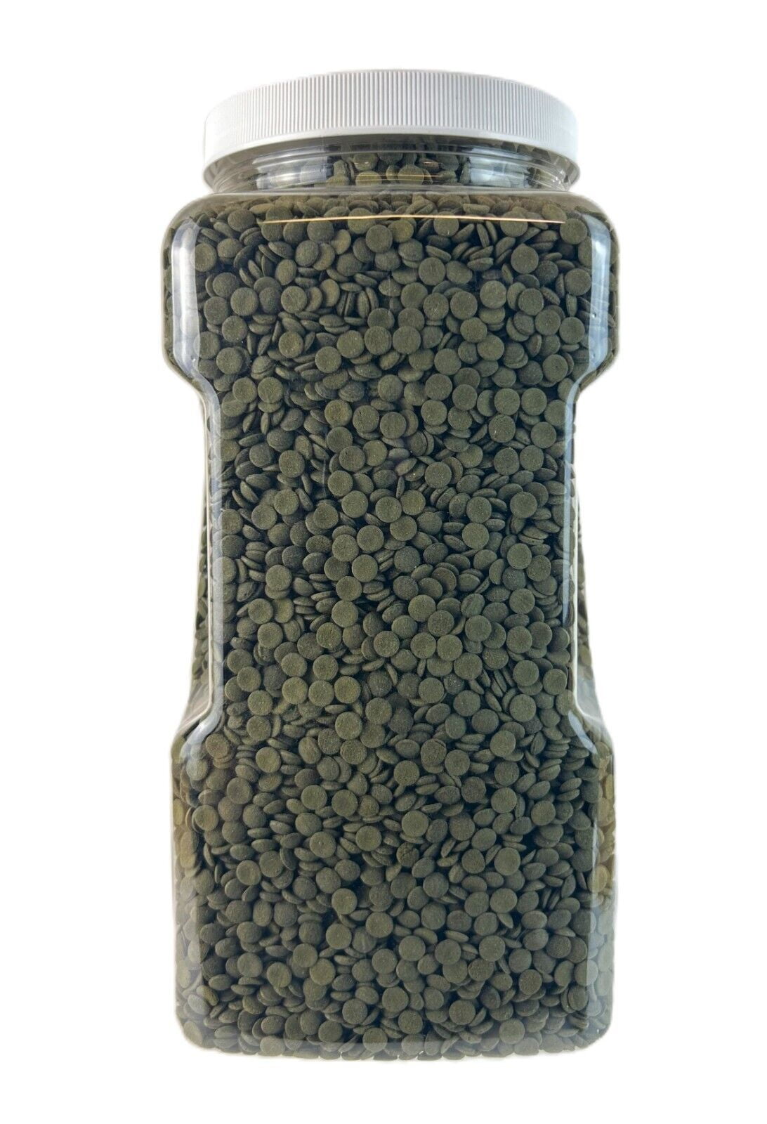 8mm - 1/3" Spirulina & Green Algae Sinking Wafers for Shrimp, Snails, Crabs, Crayfish, Plecos, Catfish, Bottom Fish, All Fish - WL 2-lbs 4oz Med Jar