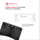 thumbnail image 4 of Mesa Para Cama Plegable Namaro Design Porta Vasos Gris, 4 of 8
