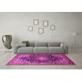 thumbnail image 3 of Ahgly Company Indoor Rectangle Medallion Pink Traditional Area Rugs, 7' x 10', 3 of 4