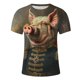thumbnail image 4 of Camisetas de Manga Corta para Hombre Imprimir Casual Camiseta de Cuello Redondo, Camisetas de Manga Corta para Hombre Casual, 4 of 5
