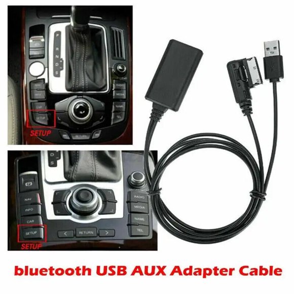 AMI MMI 2G Aux Bluetooth Adapter for Audi o Cable for Audi Q5 A5 A7 R7 S5 Q7 A6L A8L