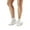 White, variant on Ames Walker AW Style 140 Coolmax 20-30 mmHg Firm Compression Anklet Socks White Medium