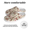 thumbnail image 6 of Kdxio Paris Vintage Women's Men's Slippers Plush Slip-On House Slipper for Winter Indoor Soft Cushion Non-slip Fluffy Slides Slippers-39/40, 6 of 7
