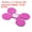 Fuchsia, variant on Uxcell 9.8ft Four Leaf Paper Flower Garland Hanging Streamers for Party Wedding Decor, Red 6 Pack