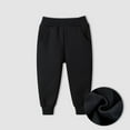 thumbnail image 3 of Akiihool Boys Uniform Pants Boys Wide-Leg Pants Summer Jogger Sweatpants with Pockets for Boys or Boys (Black,4-5 Years), 3 of 5