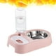 thumbnail image 2 of EeaseMX Comedero doble para mascotas, bebedero y bebedero para gatos y perros (rosa), 2 of 7