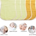 thumbnail image 4 of Organic Burp Cloths for Baby Boys and Girls – Ultra Absorbent Burping Cloth, Burp Clothes, Newborn Towel - Milk Spit Up Rags - Burpy Cloth Bib for Unisex, Boy, Girl - Burp Cloths - mixstyle1, 4 of 5