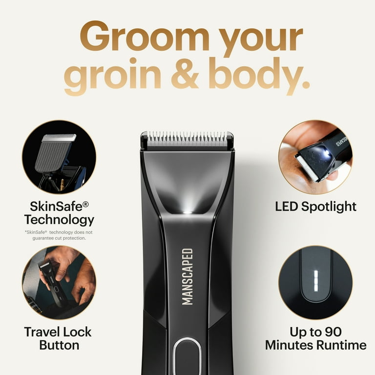 MANSCAPED Electric Lawn Mower 4.0 Groin & Body Hair Trimmer with