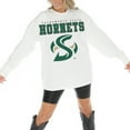 thumbnail image 2 of Women's Gameday Couture White Sacramento State Hornets Big Goals Oversized Long Sleeve T-Shirt, 2 of 5
