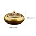 thumbnail image 2 of Incense Burner Mini Incense Holder Brass Incense Burner Desktop Decor, 2 of 8