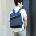 thumbnail image 4 of Mochila de viaje para portátil, mochila grande para hombre y mujer, mochila de negocios con bandolera y monedero, mochila universitaria de tres piezas., 4 of 7