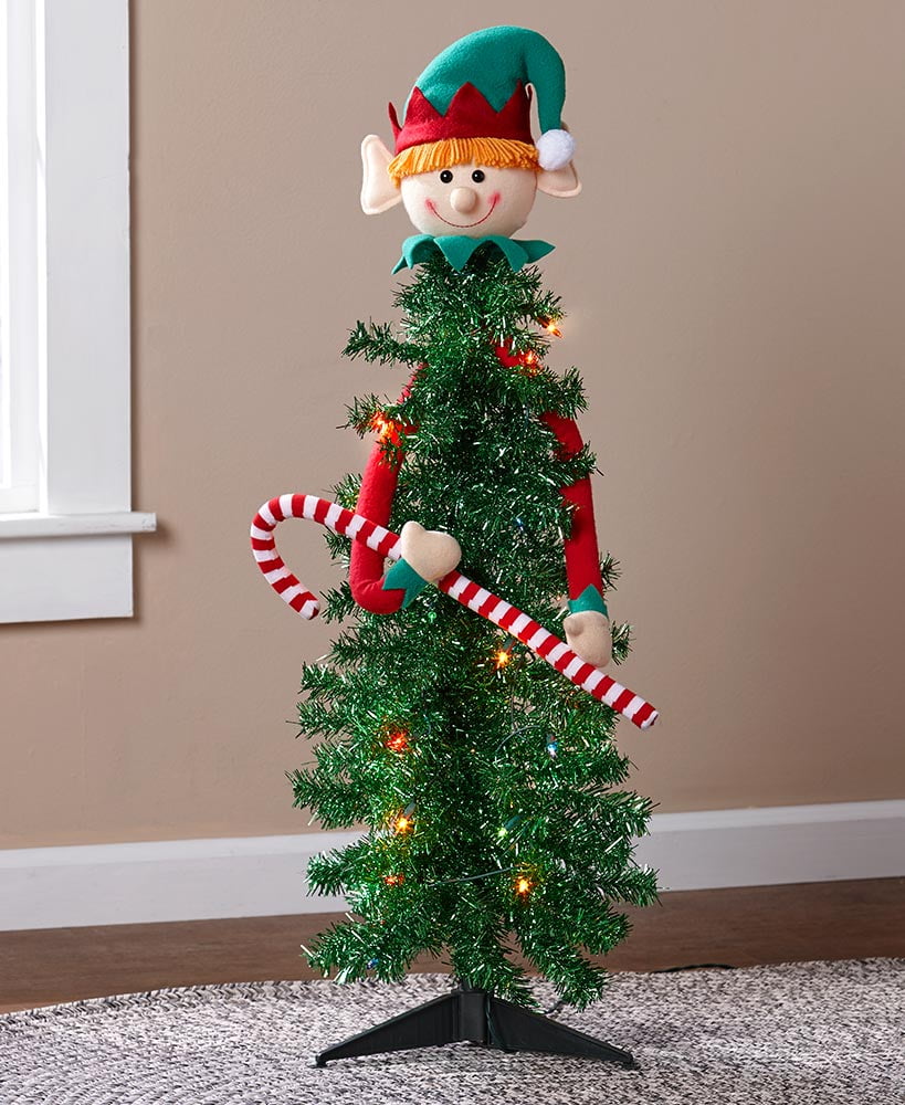 Lighted Character Christmas Trees (Elf)  Walmart.com