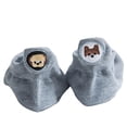 thumbnail image 2 of Womens Blue No Show Socks, Embroidery Animal Pet Face Mismatched Pair, Soft Stretchy Cotton Breathable Hidden Socks for Sneakers Flats,Size Free Size, 2 of 2