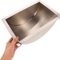thumbnail image 3 of Minkissy Stainless Steel Serving Tray for Cash Registers with Ergonomic Design and Multi Grid Storage Organizer, 3 of 7