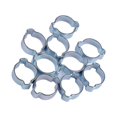thumbnail image 4 of relayinert DOUBLE EAR CLIPS ,O CLAMP ,ZINC ,10 PACK PLATED STEEL 25 to 28mm 5Set, 4 of 6
