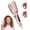 pink, variant on Adjustable Curling Iron Hair Crimper Waver - Beach Waves Curling Wand, Ionic Deep Waver Hair Curler Tool with Ceramic 3 Barrel for Women, Dual Voltage, Anti-Scald, Easy to Use, 1&1.25 Inch