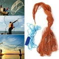 thumbnail image 1 of Rdeghly Fishing Accessories,Fishing Net,Automatic Fishing Net Cast Net for Bait Trap Outdoor Fish Throw Mesh with Steel Pendant, 1 of 7