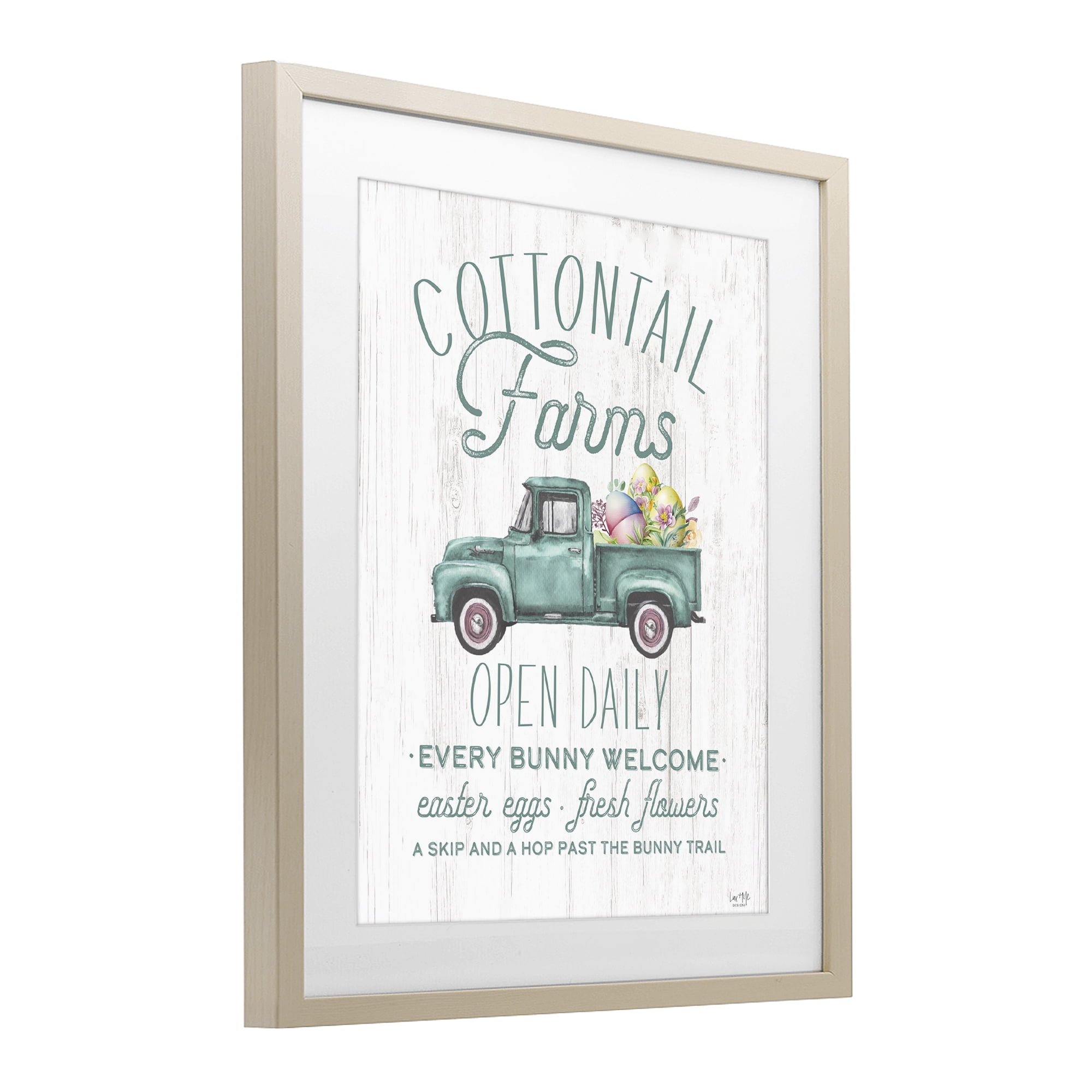 Stupell Industries Antique Cottontail Farms Birch Framed Print Under Glass, design by Lux + Me Designs