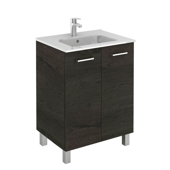 Ws Bath Collections Logic 70 Logic Vanities 30" Free Standing Single Basin Vanity Set -