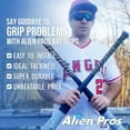 thumbnail image 3 of YWC-ALIEN PROS Bat Grip Tape for Baseball New 1.1 MM Precut and Pro Quality Bat Tape Wrap Your Bat for an Epic Home Run (2 Pack) Replacement for Old Baseball bat Grip, 3 of 4