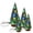 Colorful, variant on Mini Christmas Tree With LED Lights Set of 4, Tabletop Small Xmas Tree Decoration(6in*1,8in*1,10in*1,12in*1)