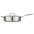 thumbnail image 2 of Sartén sauté Tramontina de acero inoxidable tricapa de 6 cuartos, 2 of 9