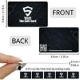 thumbnail image 2 of RFID Blocking Card, Ultra Thin Black Credit Card Protector & Bankcards Protector, NFC Contactless Bank Debit Credit Card Protector ID ATM Guard Card Blocker for Men & Women, Black, 2 of 7