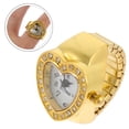 thumbnail image 3 of Women Finger Watch Heart Shape Finger Ring Watch Female Valentine's Day Gift, 3 of 4