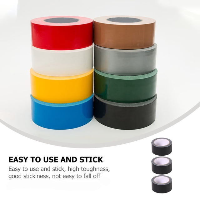 HEALEEP 3Set of High Viscosity Black Plastic Sealing Tapes for Surface Protection