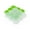 Green, variant on ZOURIH Silicone Freezer Tray with Clip on Lid Perfect Food Storage Container for Homemade Food, Vegetable, Fruit Purees, and Breast Milk (9 Pcs 2 Ounce Sections),Orange