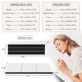 thumbnail image 3 of YRLLENSDAN 3 inch Foldable Mattress CertiPUR-US Certified Memory Foam Mattress Tri Fold Portable Mattress Topper Suitable for RV Travel Camping Guest, Narrow Twin, 3 of 7