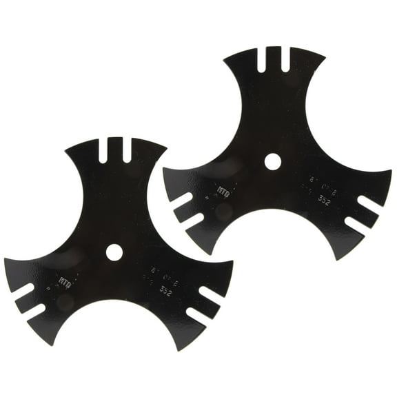 CUB CADET 781-0748-0637 Black Tri-Cut Trencher Blades 2-Pack LE100 Edgers