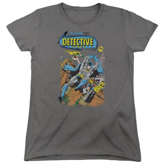Batman Detective #487 S/S Women's T-Shirt Charcoal