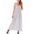 thumbnail image 2 of Women's Summer  Sleeveless Maxi Dresses Sexy Spaghetti Strap  Casual Loose Dress Floral Sundresses Color White, 2 of 6