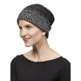thumbnail image 3 of Gravity Threads Warm Cable Knit Thick Soft Beanie - Black, 3 of 4