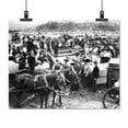 thumbnail image 2 of Print: Crowd And Horse-Drawn Hearses At Mass Burial In Cemetery, North, 2 of 4