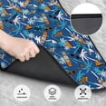 thumbnail image 3 of Sikiie Hawaiian Style Car Foot Mat Set of 4 Pieces Basics Universal Fit Rubber Carpet Floor Mats For Car SUV Van & Truck, 26.8"L x 17.3"W (Front), 13"L x 17.3"W(Rear), 3 of 6