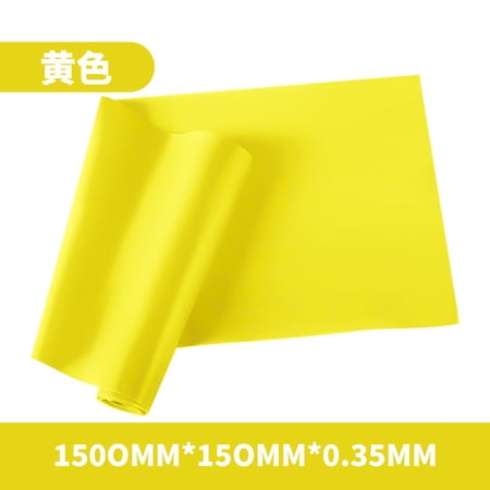 Firefly Hope 150×15cm Non-Latex Elastic Straps, Long Stretch Resistance Bands, Universal Fitness Gear for Yoga, Pilates & Daily Gym Training for Adults, Yellow
